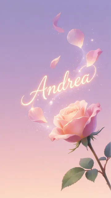 Andrea - Rosa Etérea Iluminada