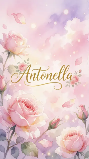 Antonella - Rosas de Acuarela Mágica
