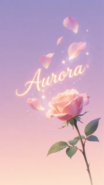 Aurora - Rosa Etérea Iluminada