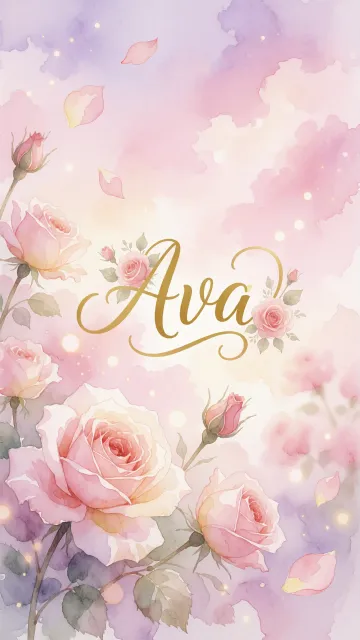 Ava - Rosas de Acuarela Mágica