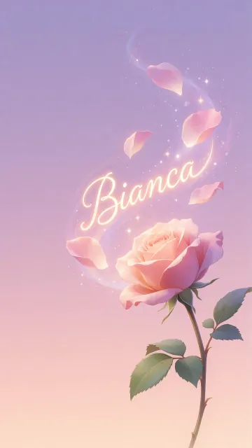 Bianca - Rosa Etérea Iluminada