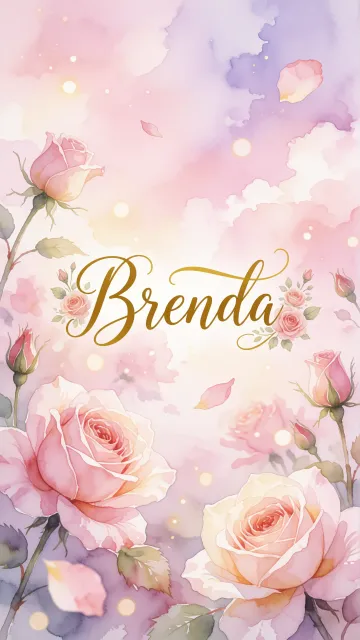 Brenda - Rosas de Acuarela Mágica