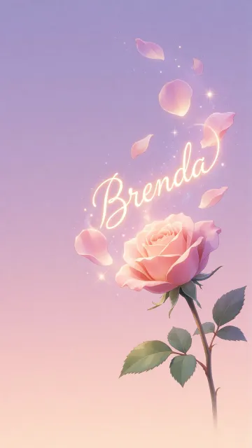 Brenda - Rosa Etérea Iluminada