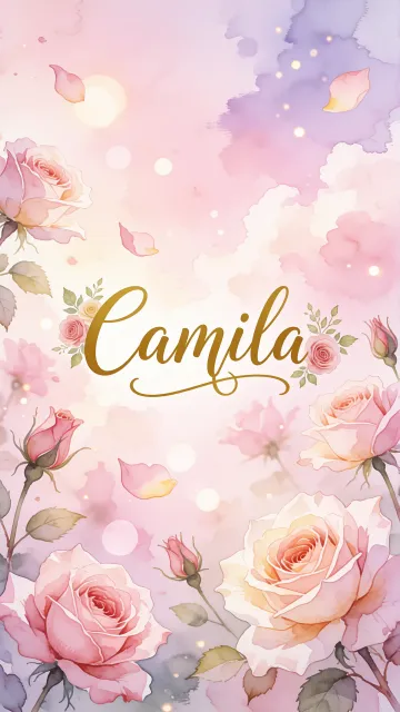 Camila - Rosas de Acuarela Mágica