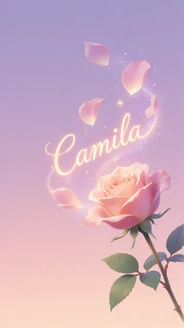 Camila - Rosa Etérea Iluminada