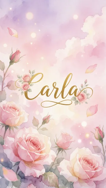 Carla - Rosas de Acuarela Mágica