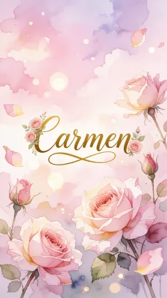 Carmen - Rosas de Acuarela Mágica
