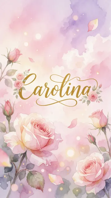 Carolina - Rosas de Acuarela Mágica