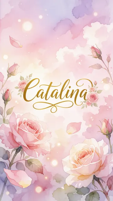 Catalina - Rosas de Acuarela Mágica