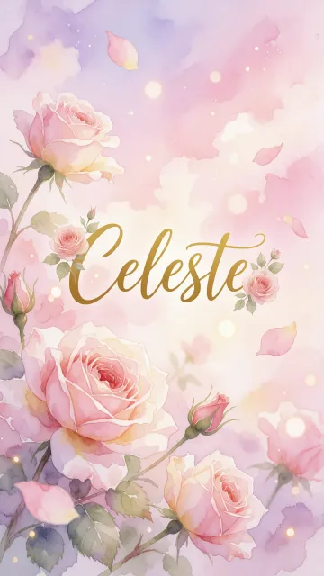 Celeste - Rosas de Acuarela Mágica