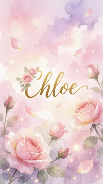 Chloe - Rosas de Acuarela Mágica