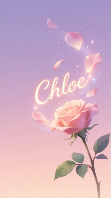 Chloe - Rosa Etérea Iluminada