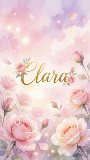 Clara - Rosas de Acuarela Mágica