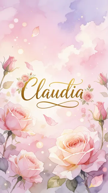Claudia - Rosas de Acuarela Mágica
