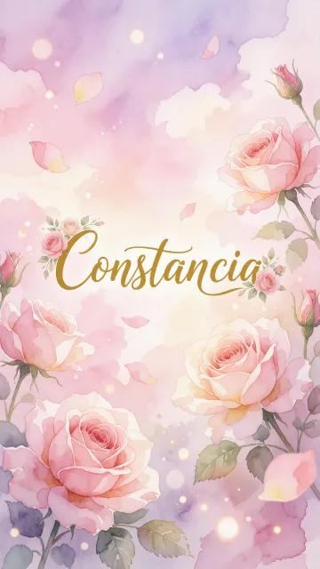 Constancia - Rosas de Acuarela Mágica
