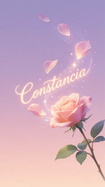 Constancia - Rosa Etérea Iluminada