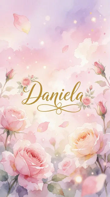 Daniela - Rosas de Acuarela Mágica