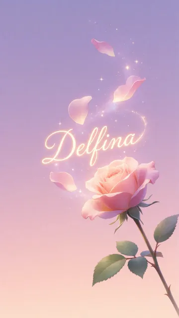 Delfina - Rosa Etérea Iluminada