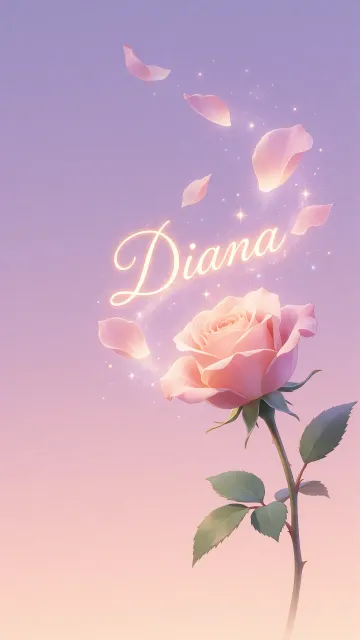 Diana - Rosa Etérea Iluminada