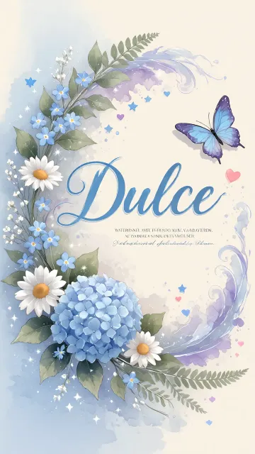 Dulce - Jardín de Hortensias