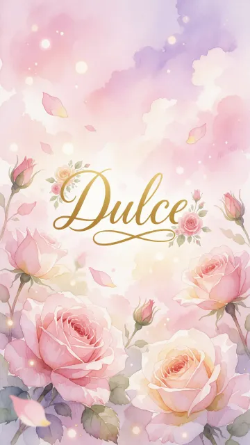 Dulce - Rosas de Acuarela Mágica