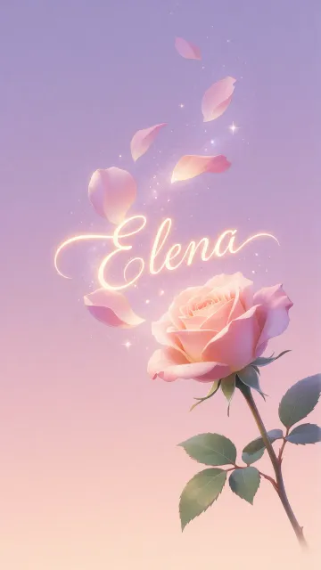 Elena - Rosa Etérea Iluminada