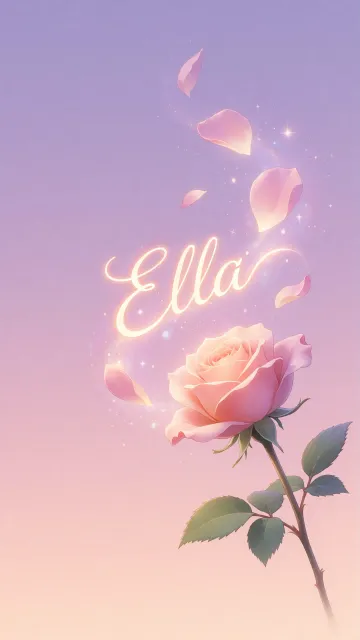 Ella - Rosa Etérea Iluminada