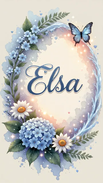 Elsa - Magia en Cursiva