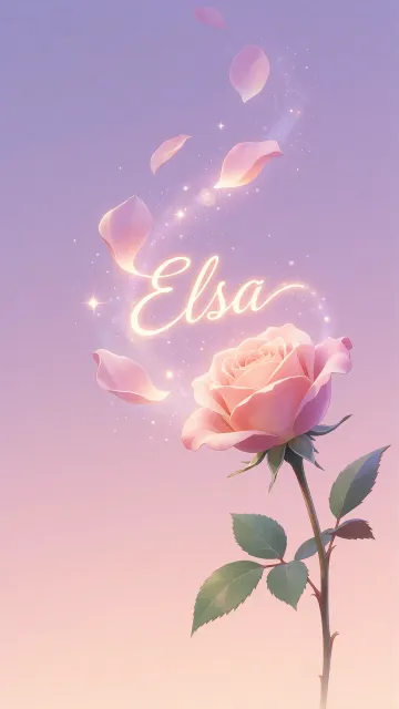 Elsa - Rosa Etérea Iluminada