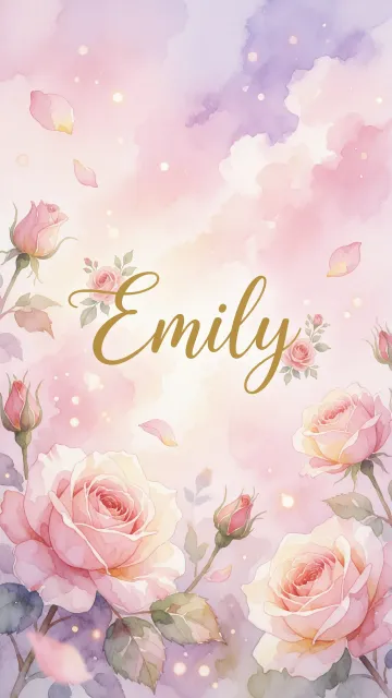 Emily - Rosas de Acuarela Mágica