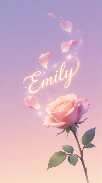 Emily - Rosa Etérea Iluminada
