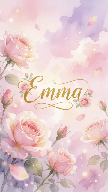 Emma - Rosas de Acuarela Mágica