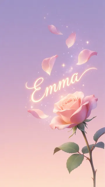 Emma - Rosa Etérea Iluminada