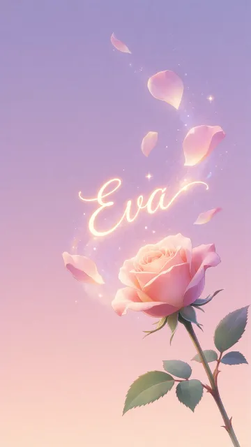Eva - Rosa Etérea Iluminada