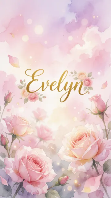 Evelyn - Rosas de Acuarela Mágica