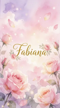 Fabiana - Rosas de Acuarela Mágica