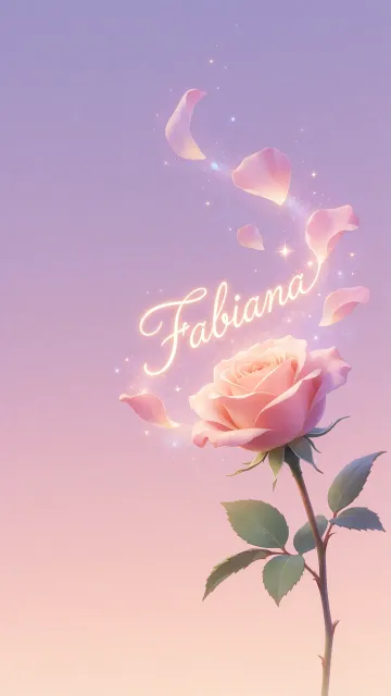 Fabiana - Rosa Etérea Iluminada