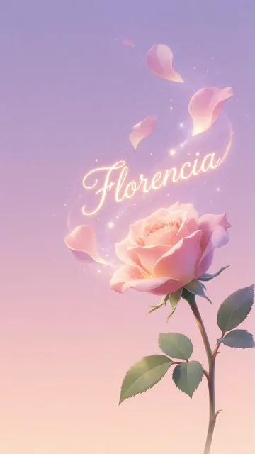 Florencia - Rosa Etérea Iluminada