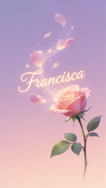 Francisca - Rosa Etérea Iluminada
