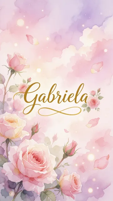 Gabriela - Rosas de Acuarela Mágica