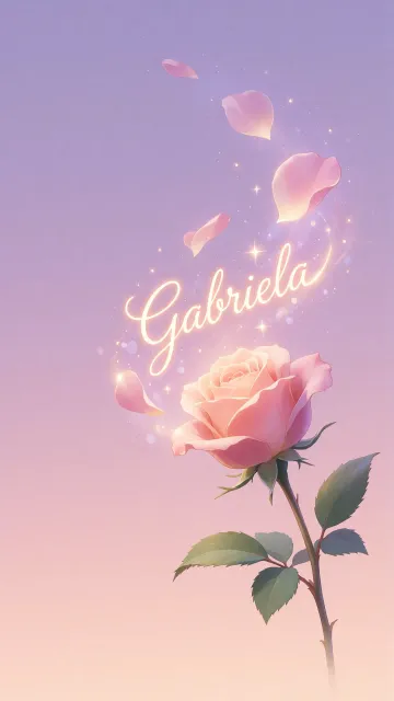 Gabriela - Rosa Etérea Iluminada