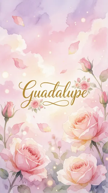 Guadalupe - Rosas de Acuarela Mágica