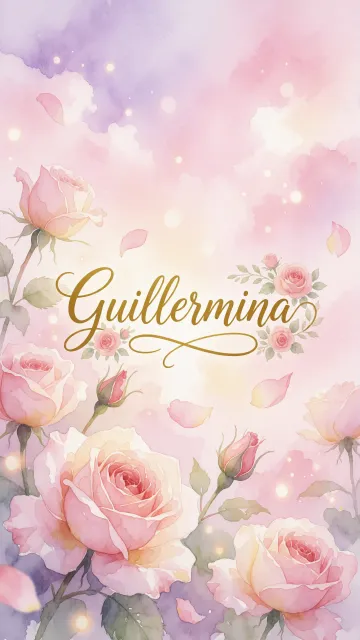 Guillermina - Rosas de Acuarela Mágica