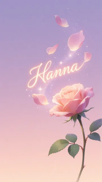 Hanna - Rosa Etérea Iluminada