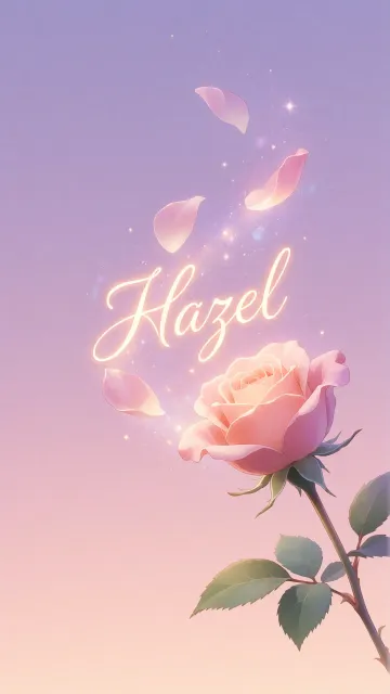Hazel - Rosa Etérea Iluminada