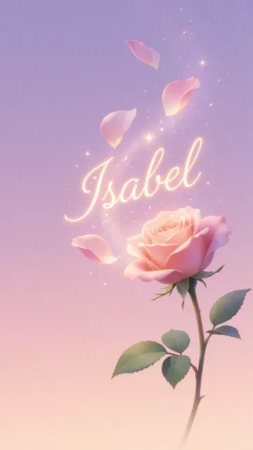 Isabel - Rosa Etérea Iluminada