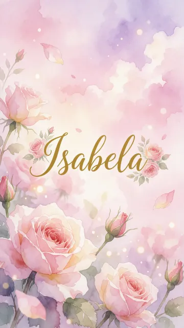 Isabela - Rosas de Acuarela Mágica
