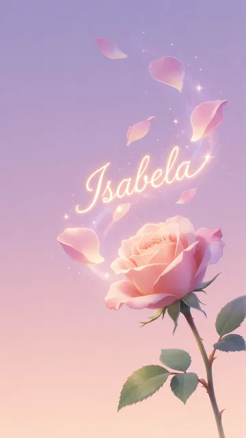 Isabela - Rosa Etérea Iluminada
