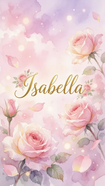 Isabella - Rosas de Acuarela Mágica