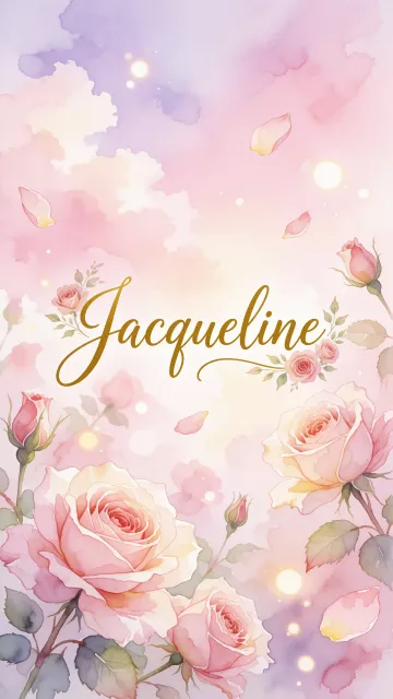 Jacqueline - Rosas de Acuarela Mágica